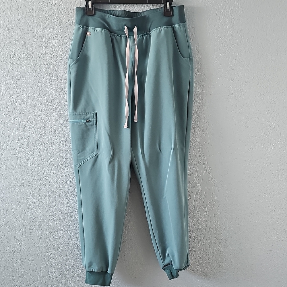 Figs Teal Technical Jogger Pants
